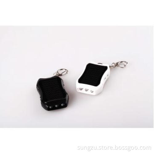 MIni rechargeable battery solar charger with3 flashlights